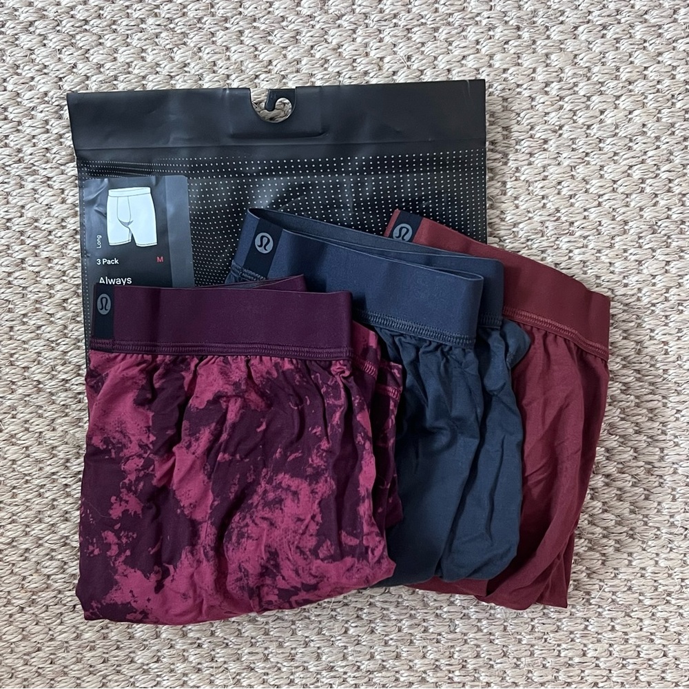 NEW lululemon (3-pack) Always in Motion Boxers